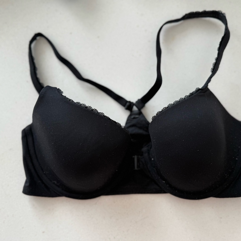 Victoria's Secret Black Lace Accent Bra